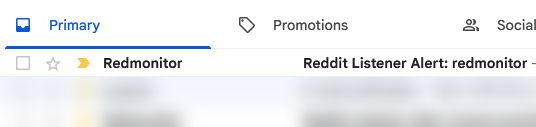 Email notification showing instant alert with context